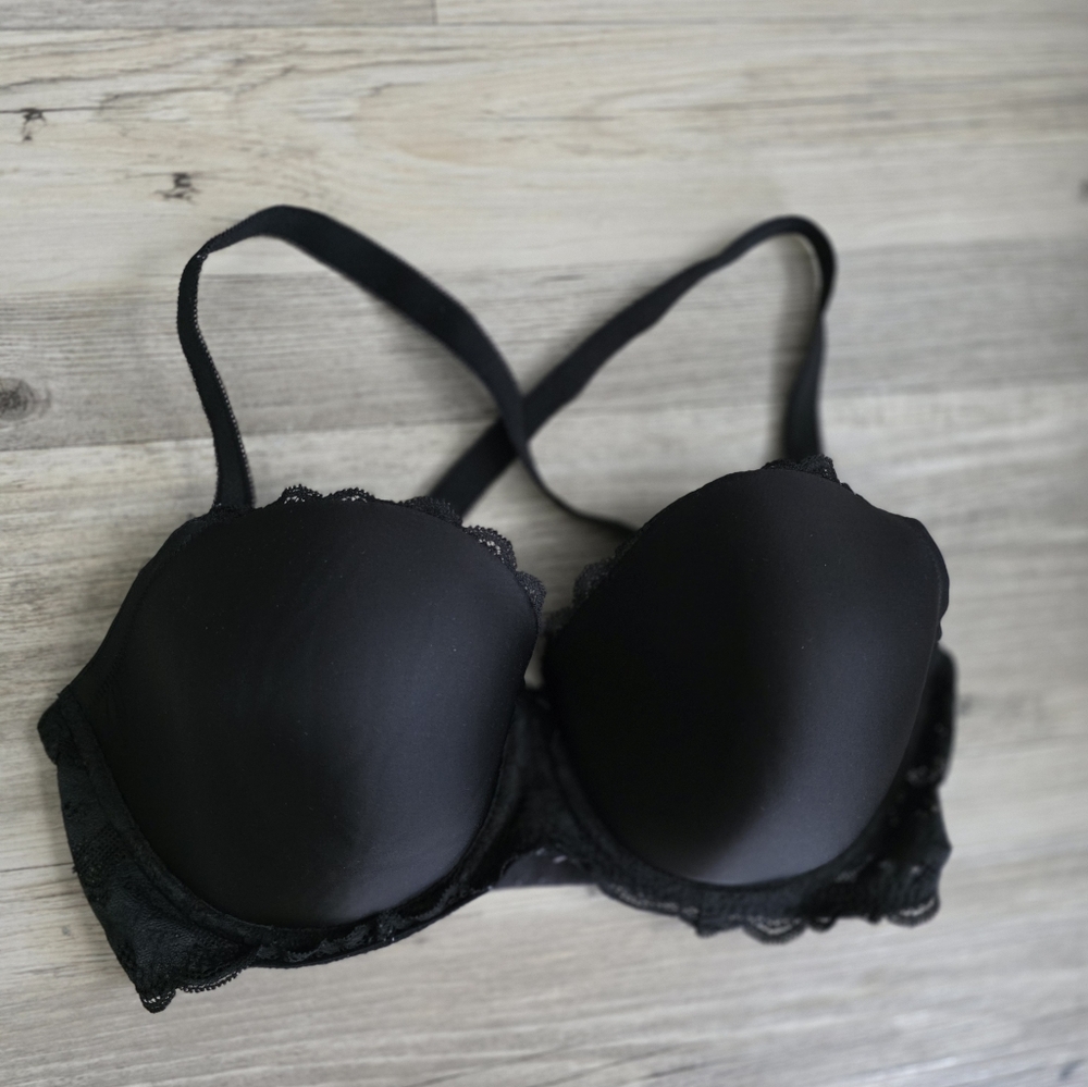 Victorias Secret Black Lace Bra